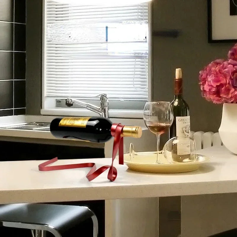 Porte-Bouteille Suspendu-rouge-cuisine