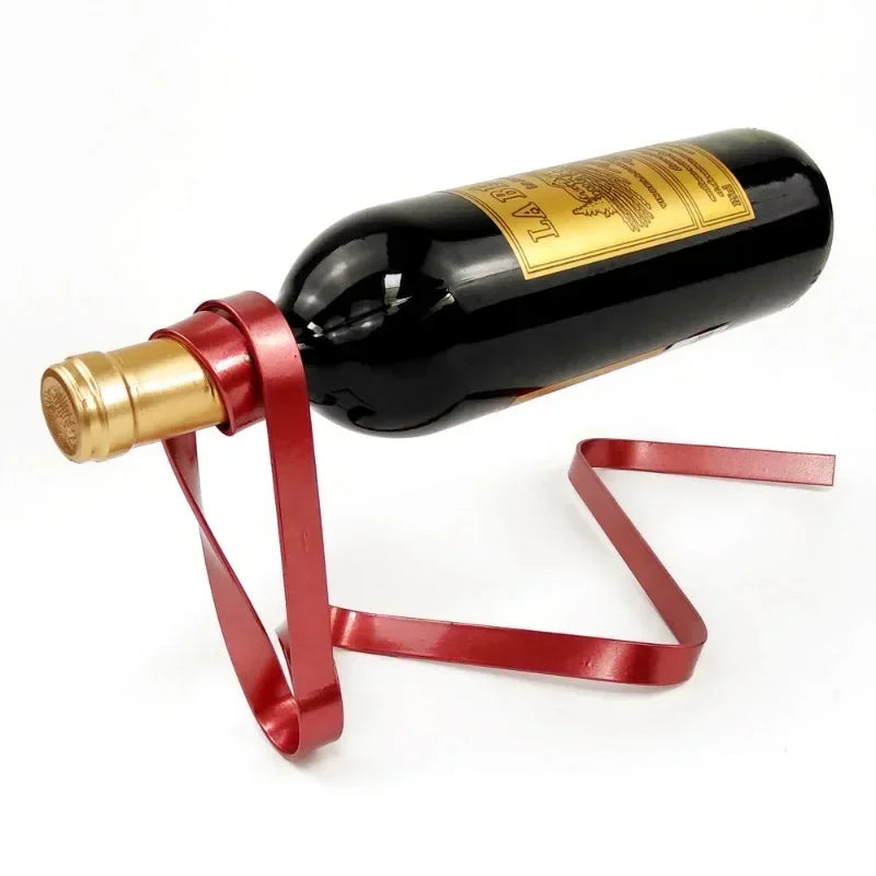 Porte-Bouteille Suspendu-rouge
