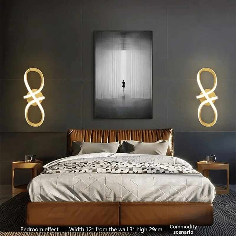 Applique Mural LED ou Plafonnier Design Moderne - L'élégance a du style