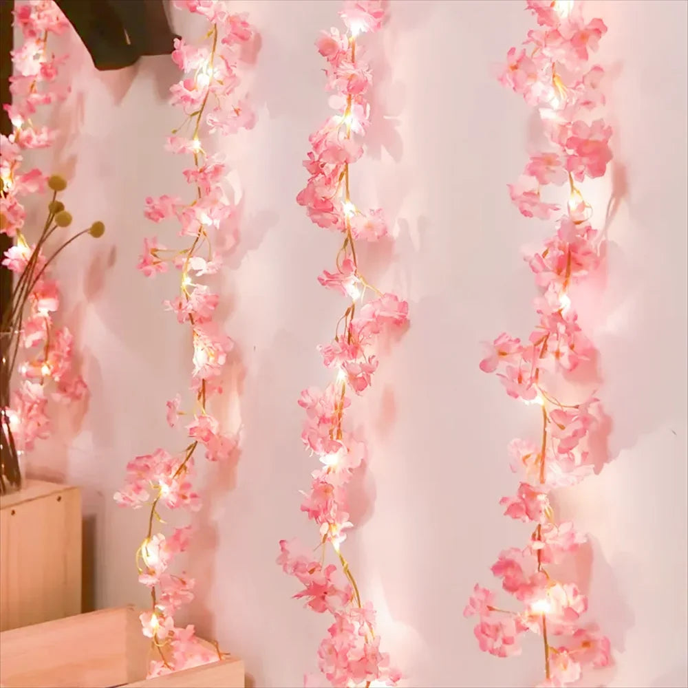 Guirlande Lumineuse en Vigne Artificielle 