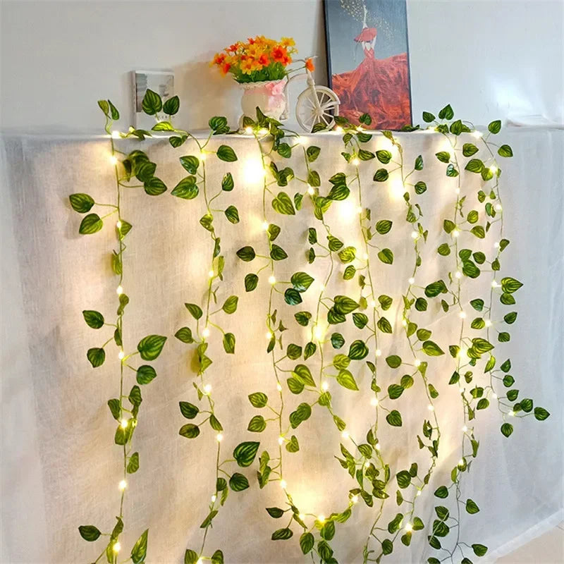 Guirlande Lumineuse en Vigne Artificielle 