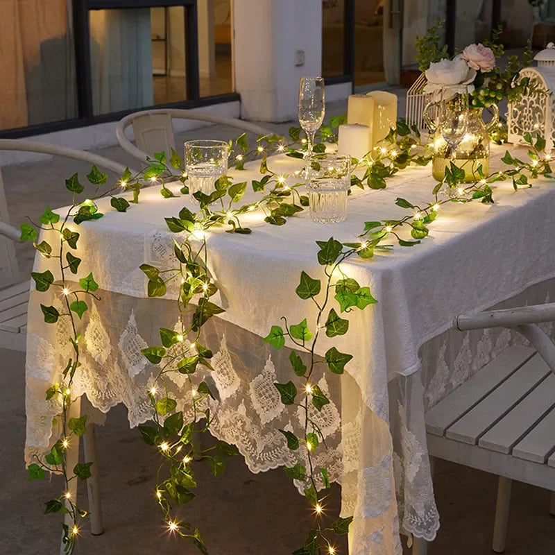 Guirlande Lumineuse en Vigne Artificielle 